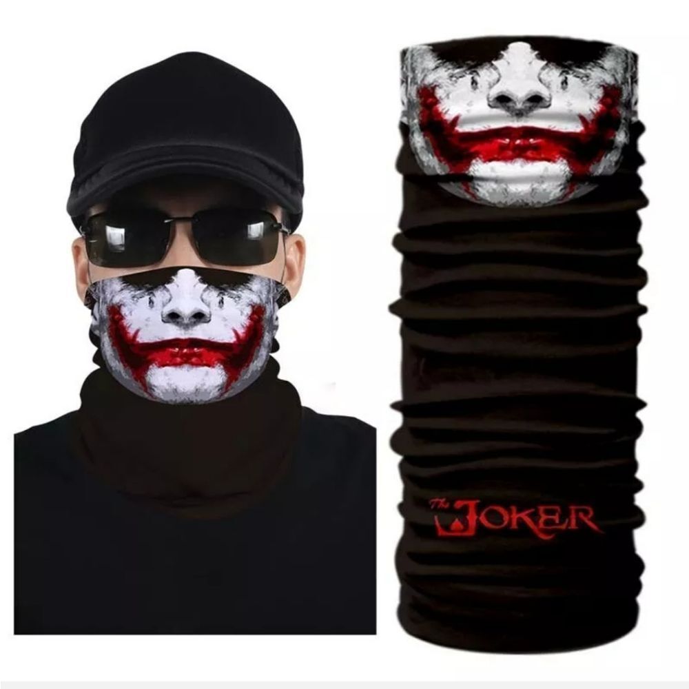 Bandana Neck Gaiter Skull Face Mask Bandanas Tube Breathable Rave Face Scarf US